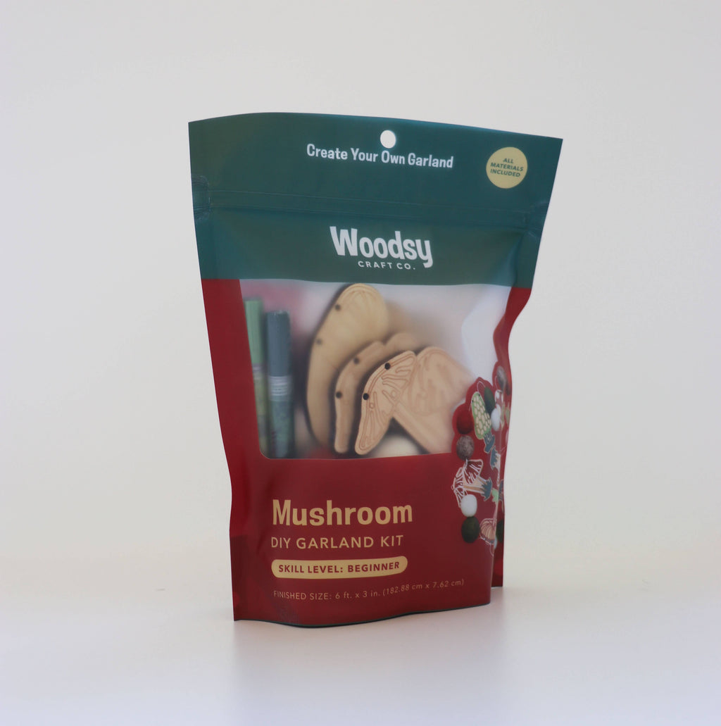 DIY Craft Kit - Mushroom Garland