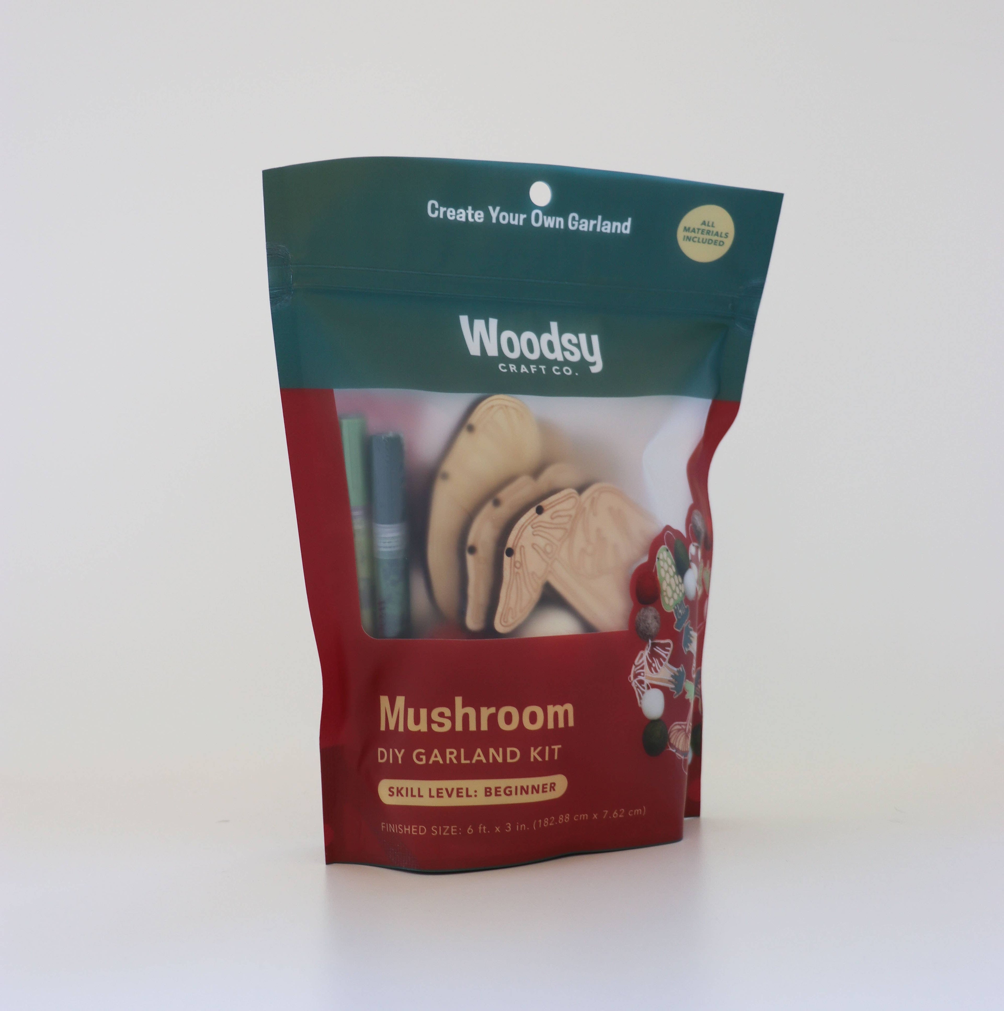 DIY Craft Kit - Mushroom Garland