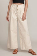Cotton Twill Wide leg Pant