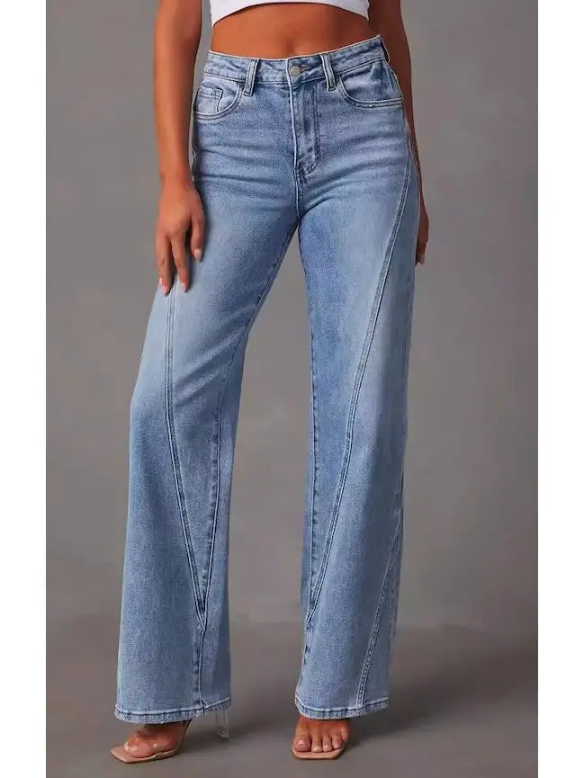 High Waisted Denim Jeans