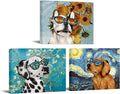 Van Gogh Dog Art