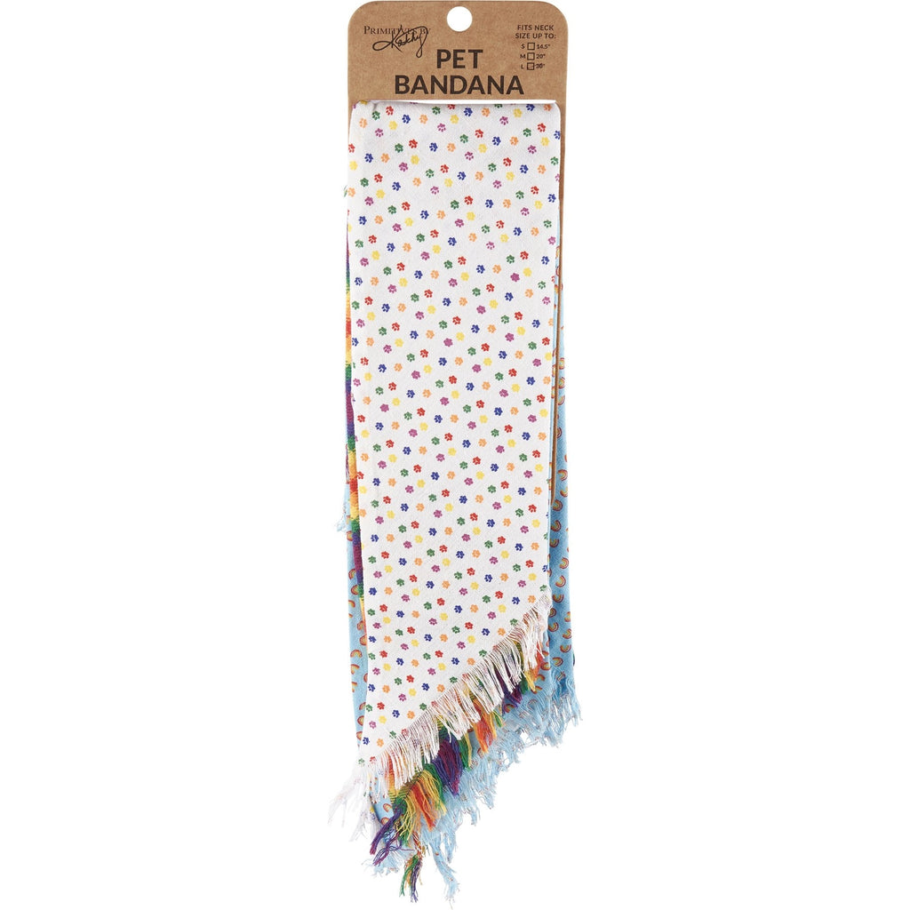 Plaid Pet Bandana Set