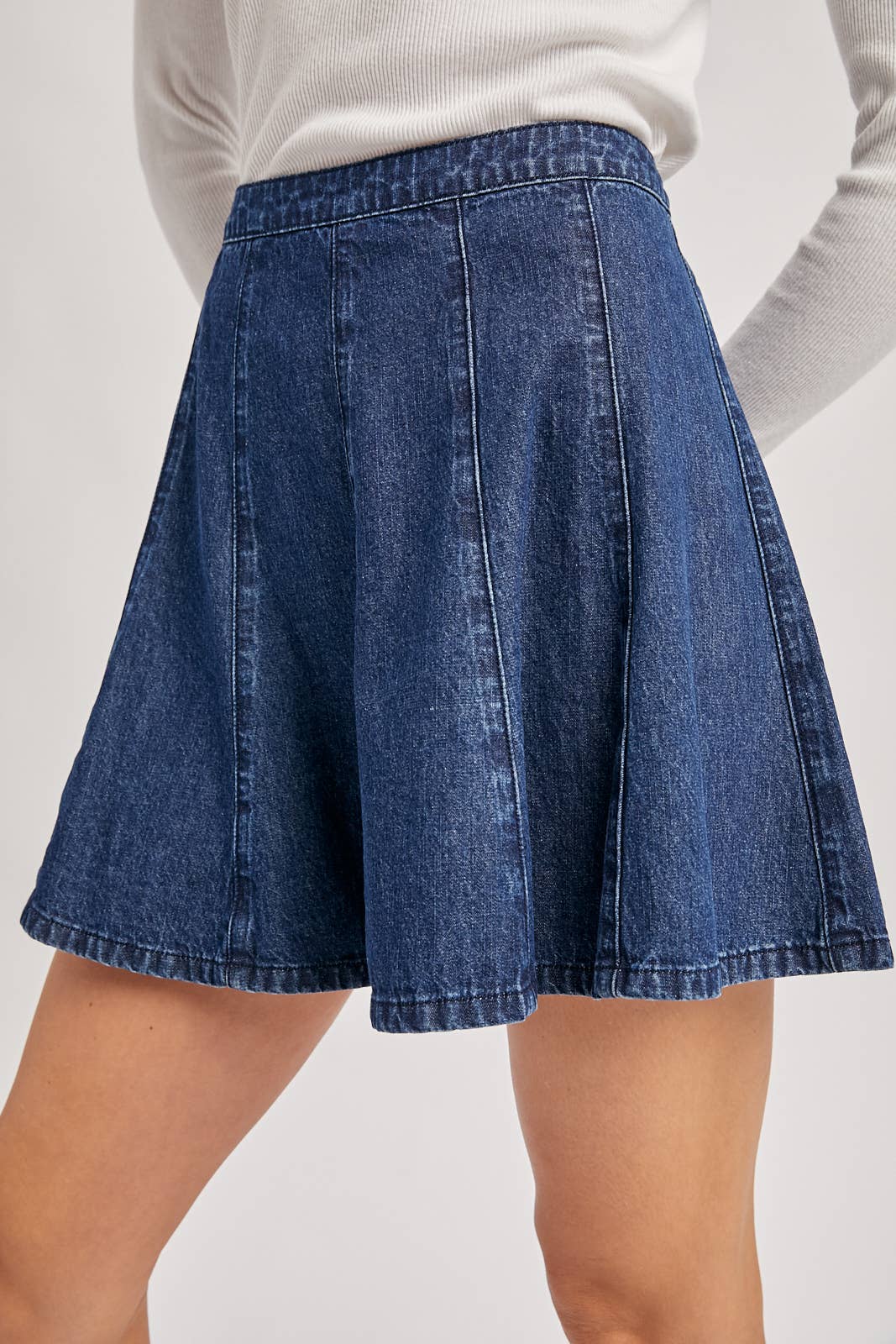 DENIM A-LINE FLARE