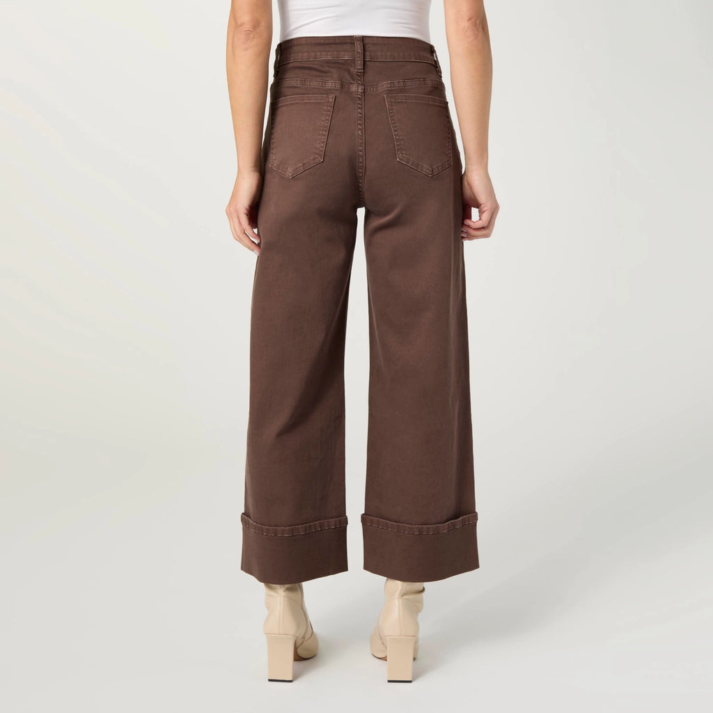Wide Ankle Pant with Front Seam