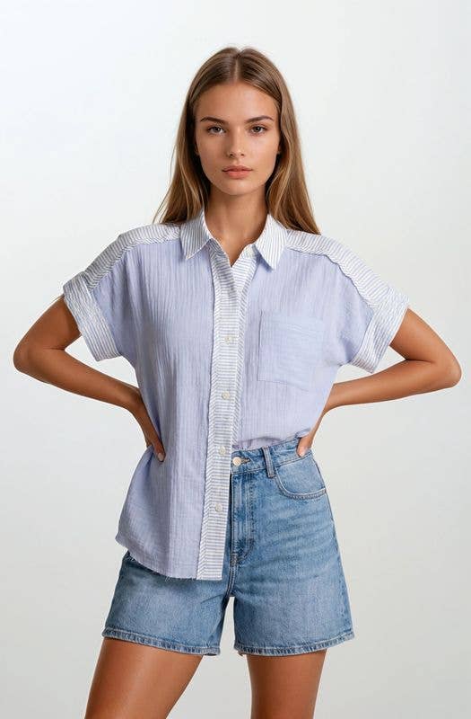 MIX MEDIA BUTTON DOWN
