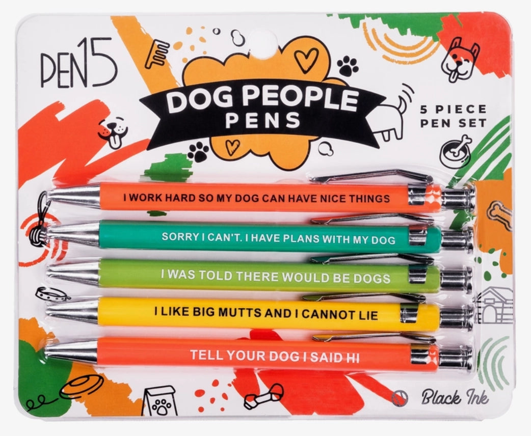 Dog People Pens- Set of 5