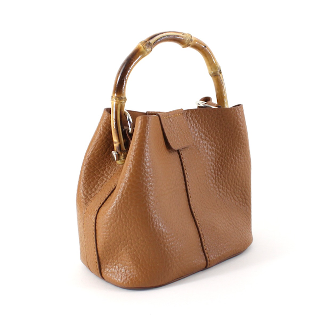 Bamboo Top Handle Crossbody