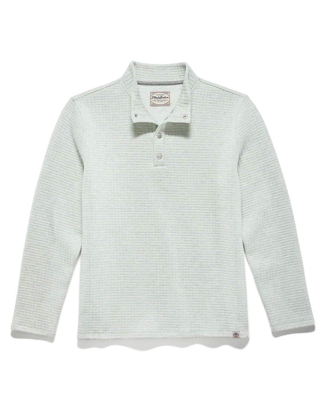 Silverton Quilted 1/4 Snap Sweater