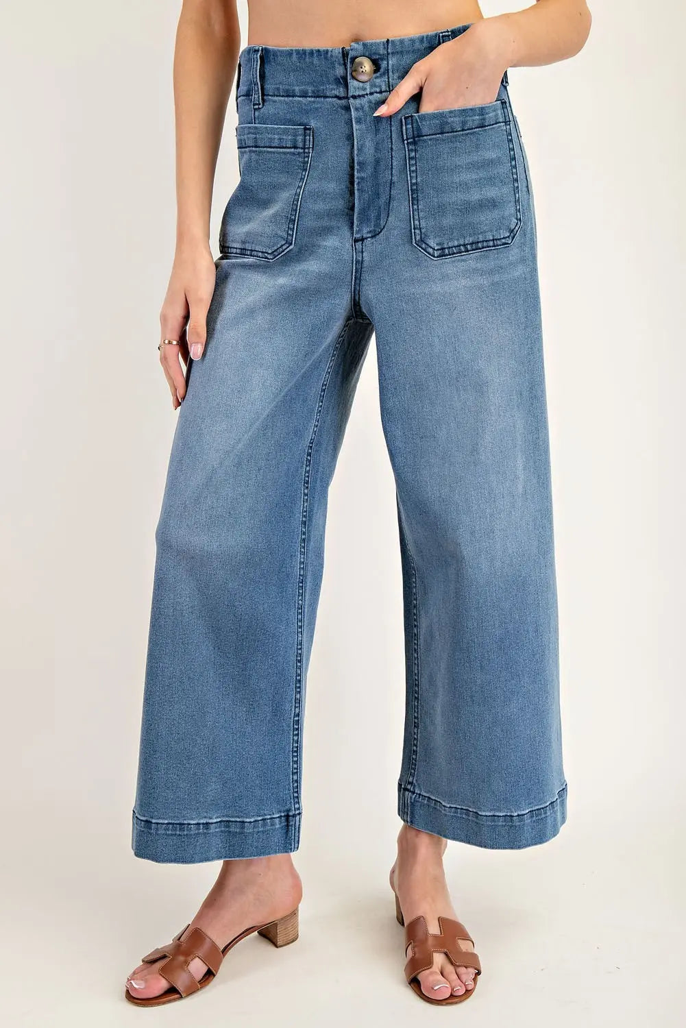 Straight Leg Denim Pant