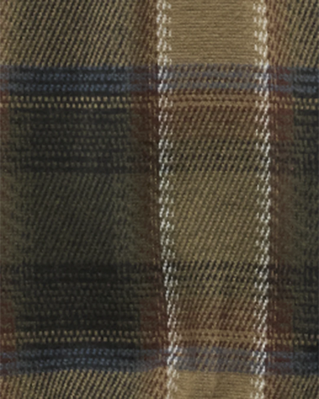 Olive Brown Hero Stretch Flannel