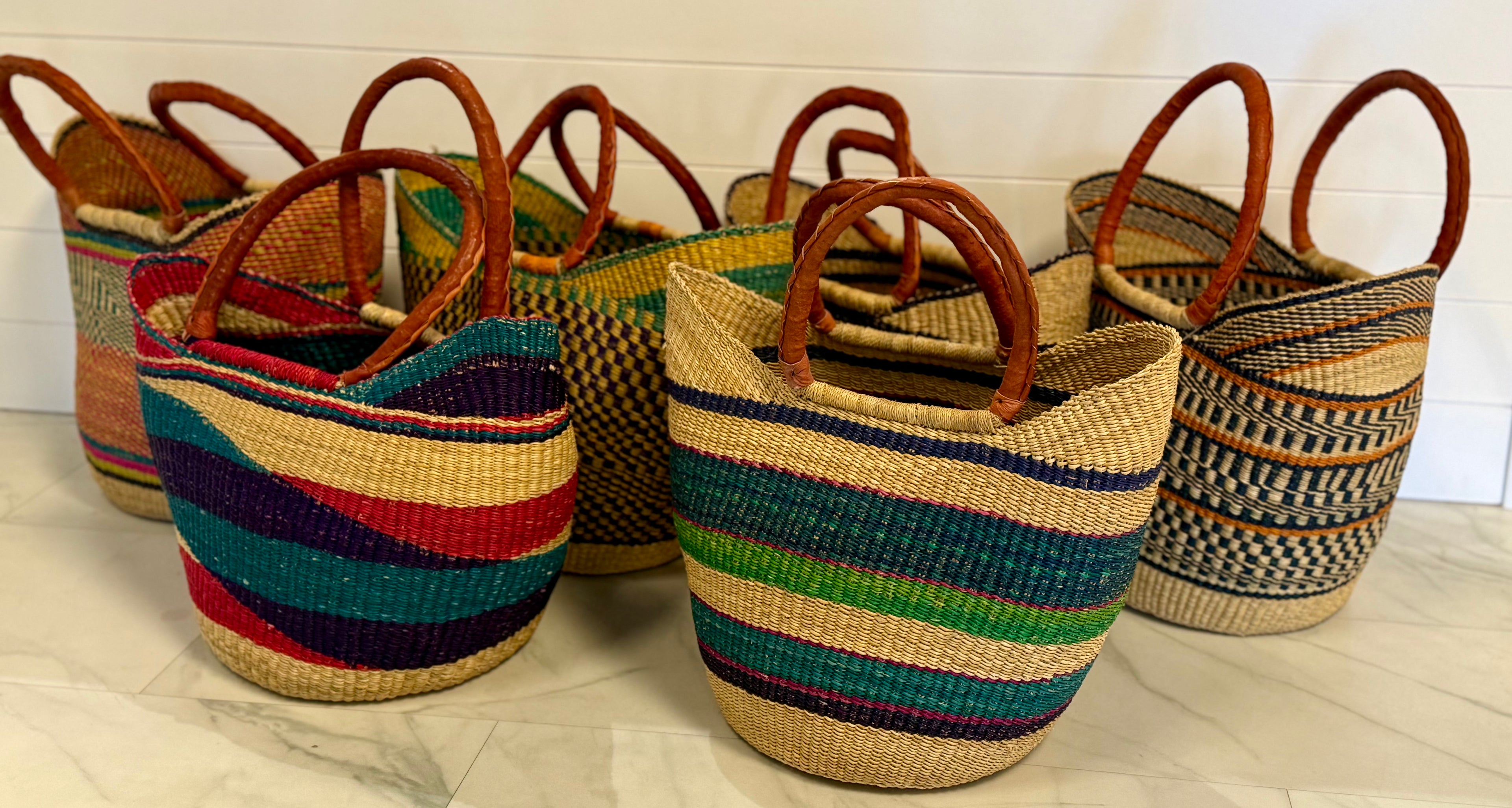 Butterfly Straw Basket