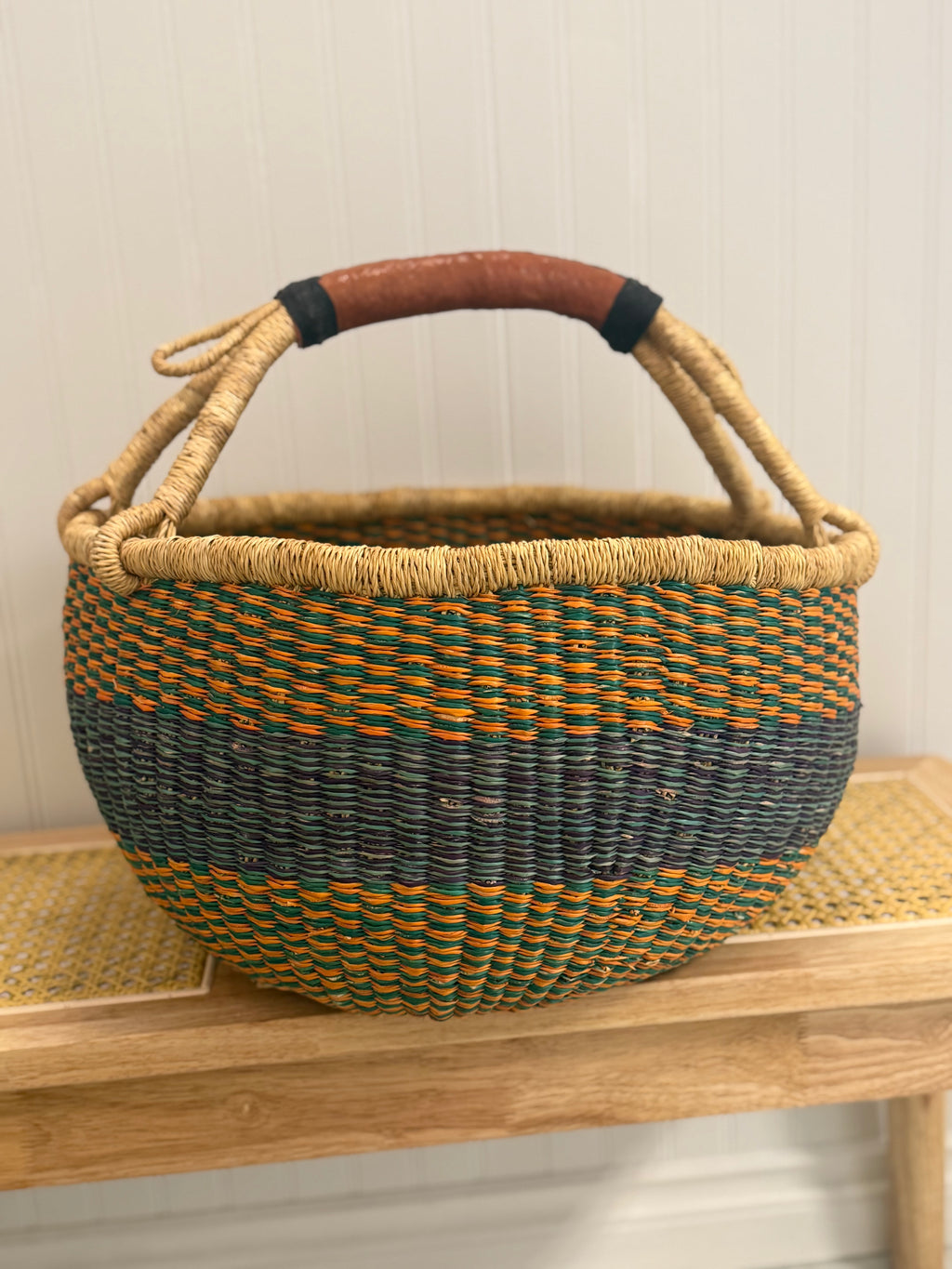 Shopper Straw Basket