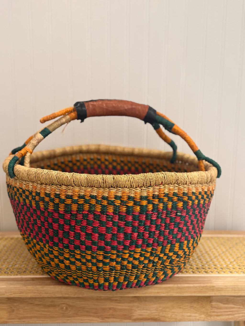 Shopper Straw Basket