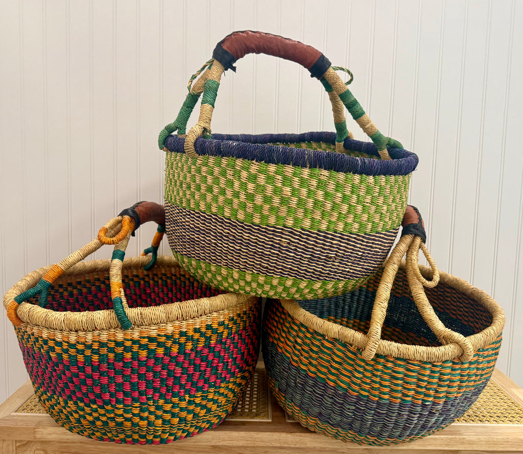 Shopper Straw Basket