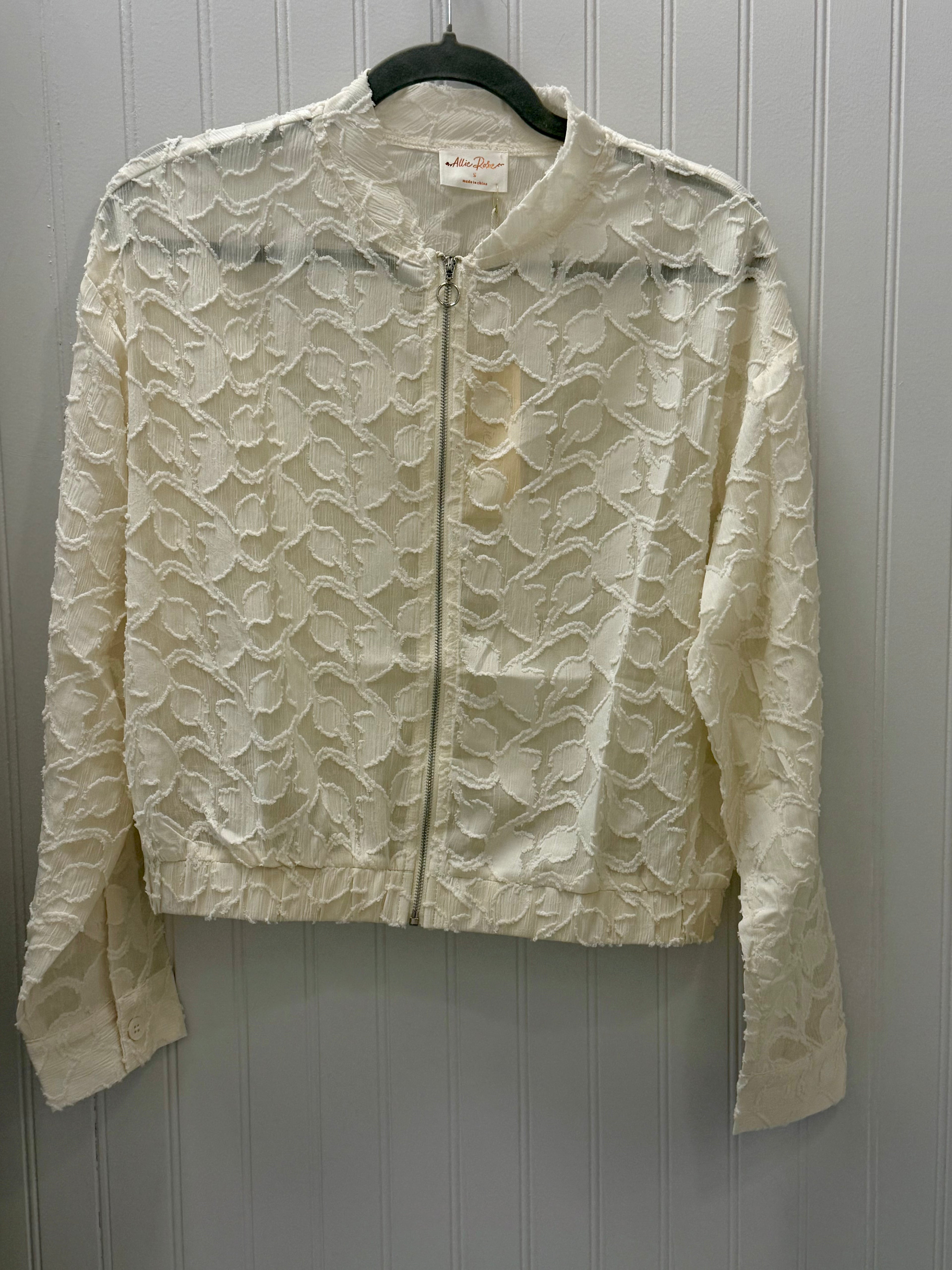 Jacquard Sheer Jacket