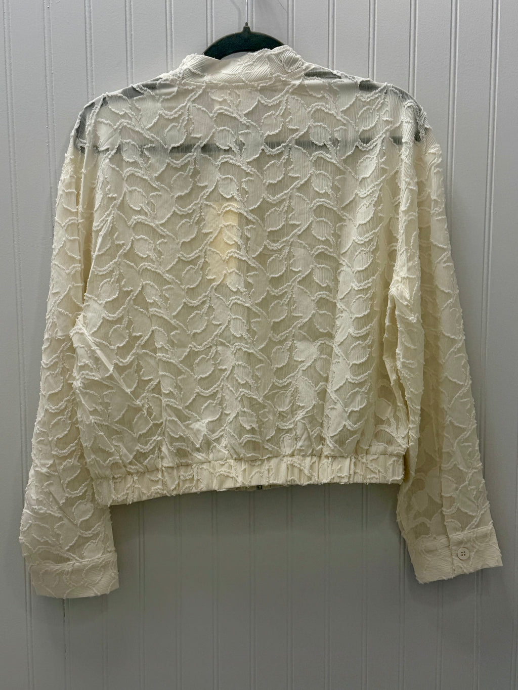 Jacquard Sheer Jacket
