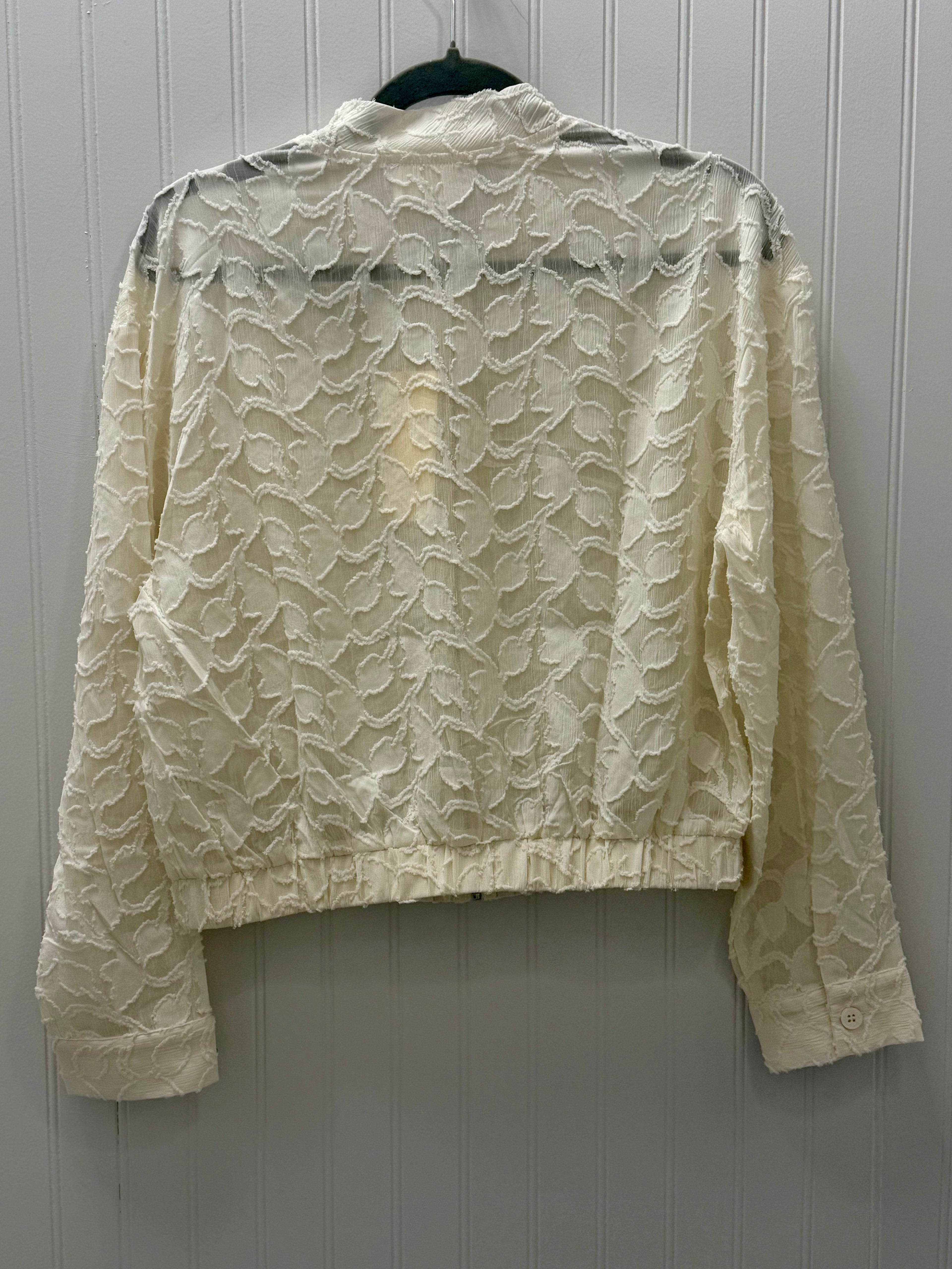 Jacquard Sheer Jacket
