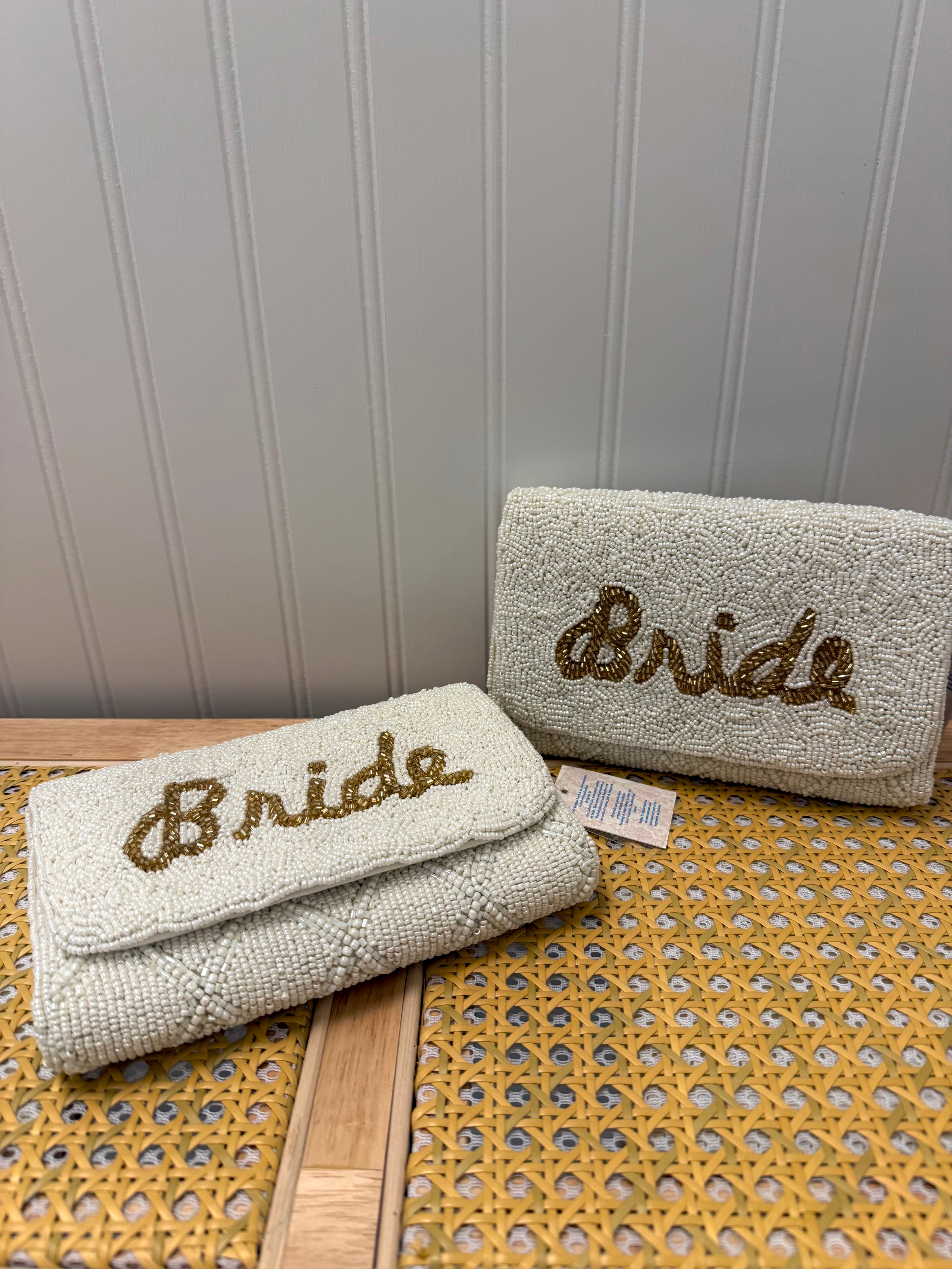 Bride Beaded Clutch