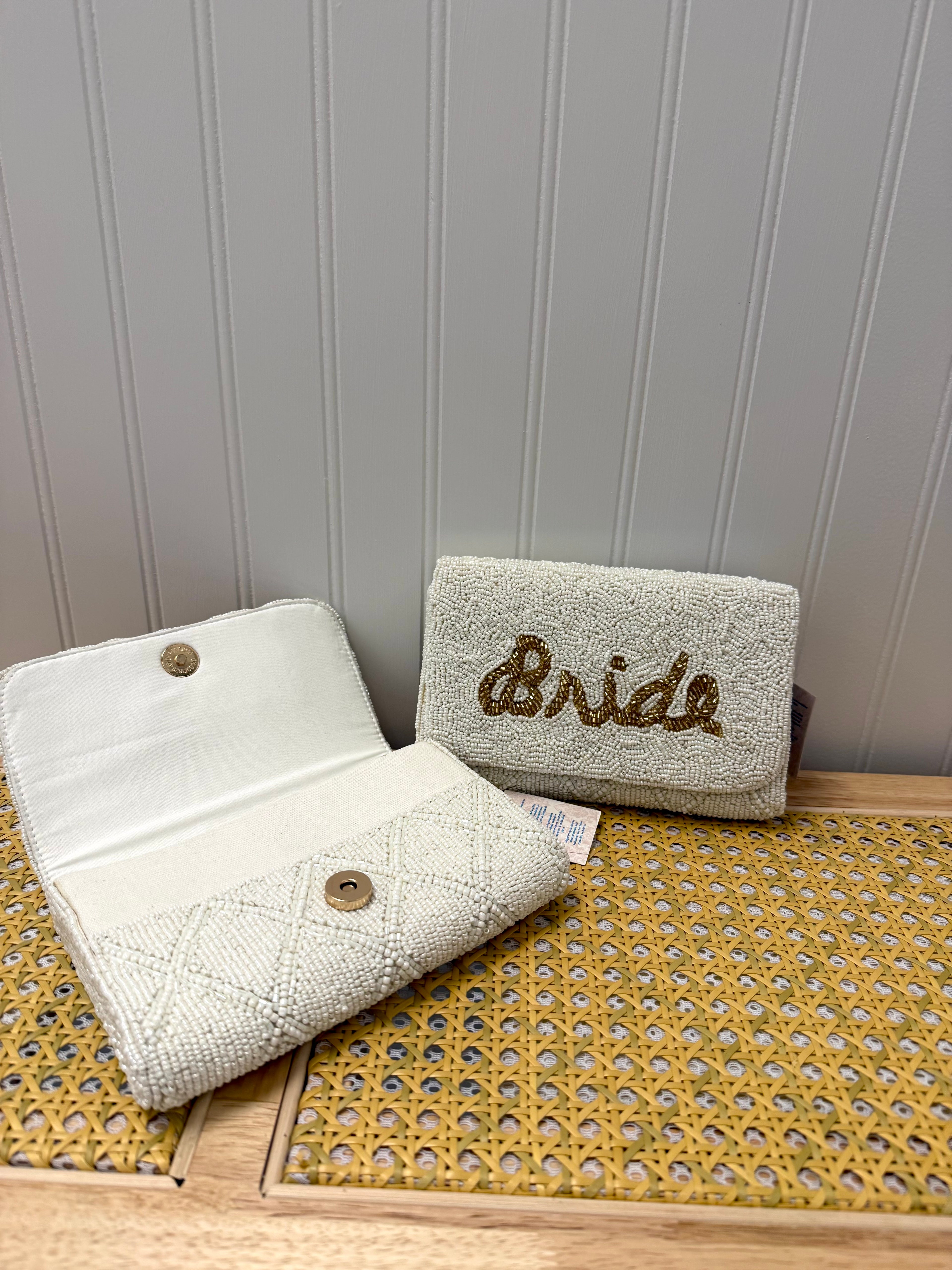 Bride Beaded Clutch