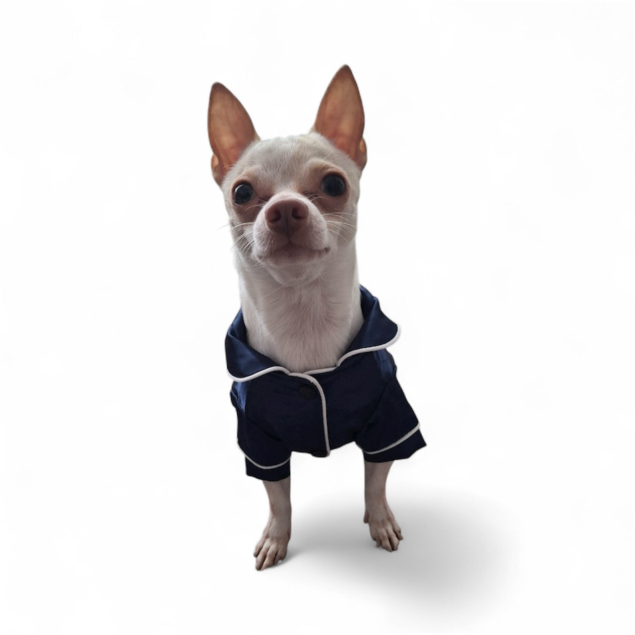 Luxury Soft Silk Pajamas Navy