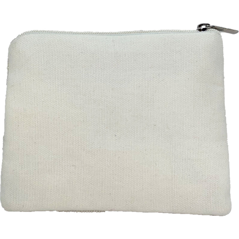Mosaic Pastel Beaded Coin Pouch