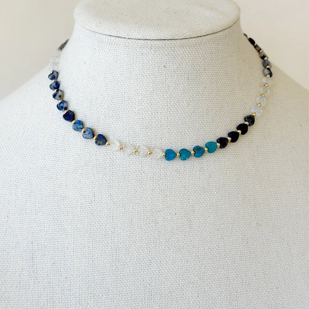 Pippa Ombre Blue Necklace