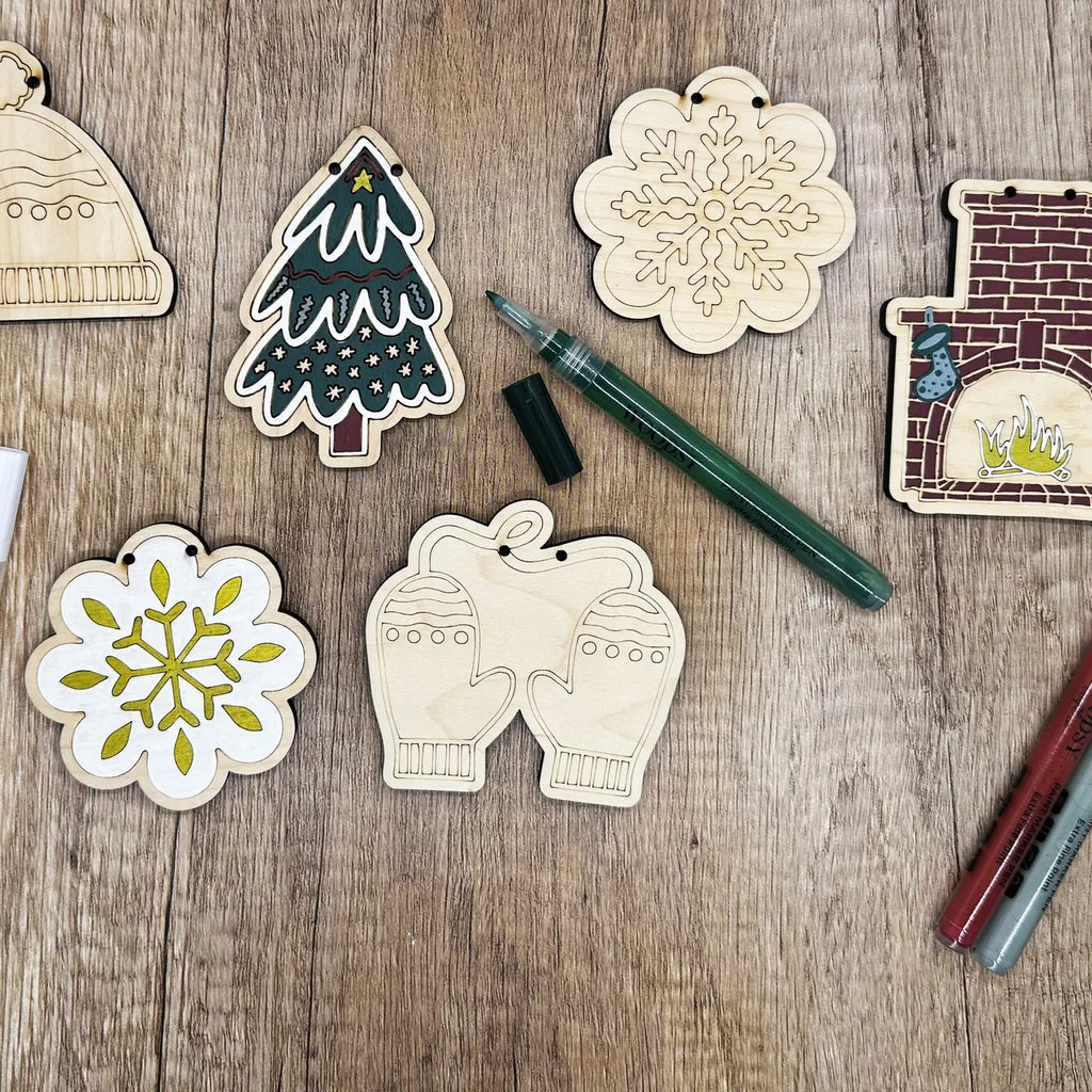 DIY Cozy Christmas Ornament Kit
