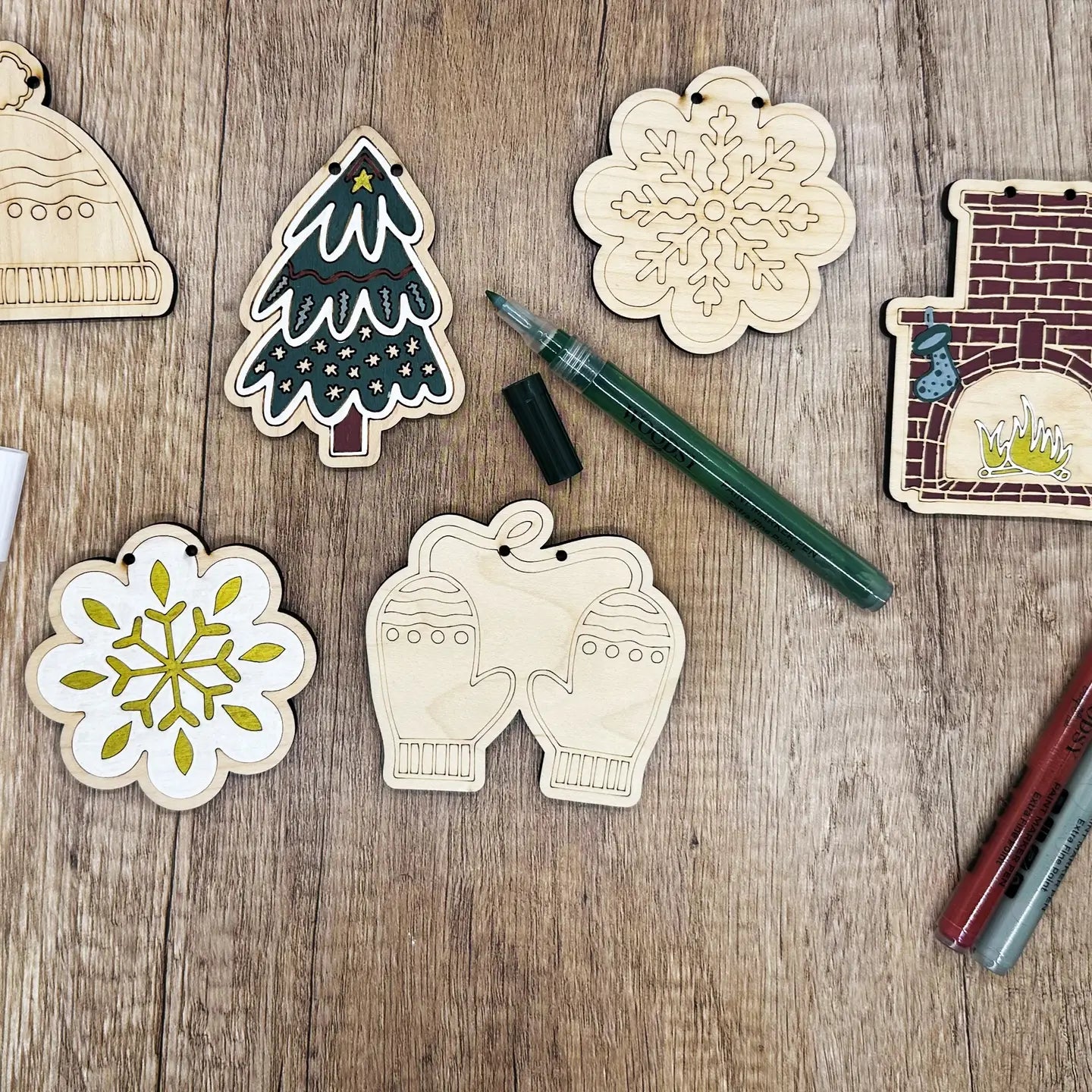 DIY Cozy Christmas Ornament Kit