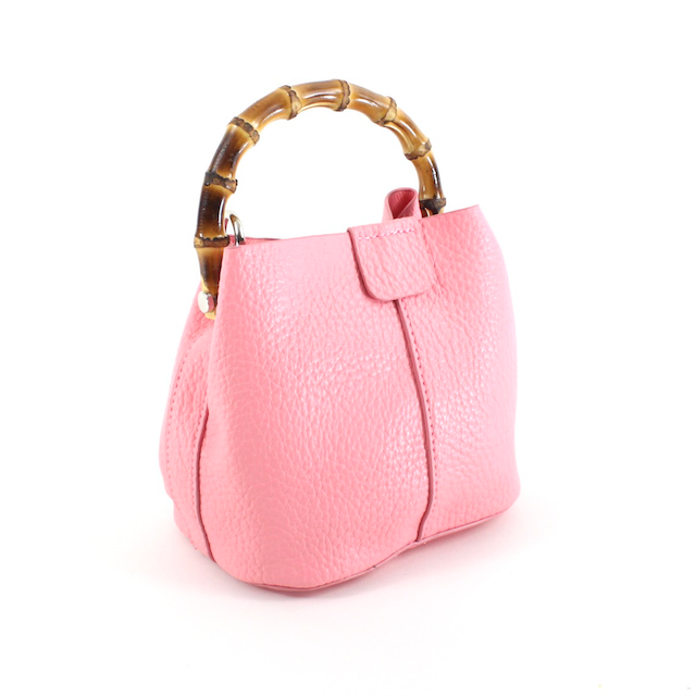 Bamboo Top Handle Crossbody