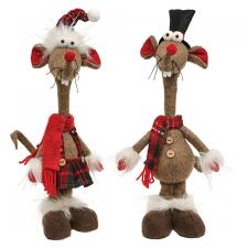 Christmas Plaid Standing Mouse