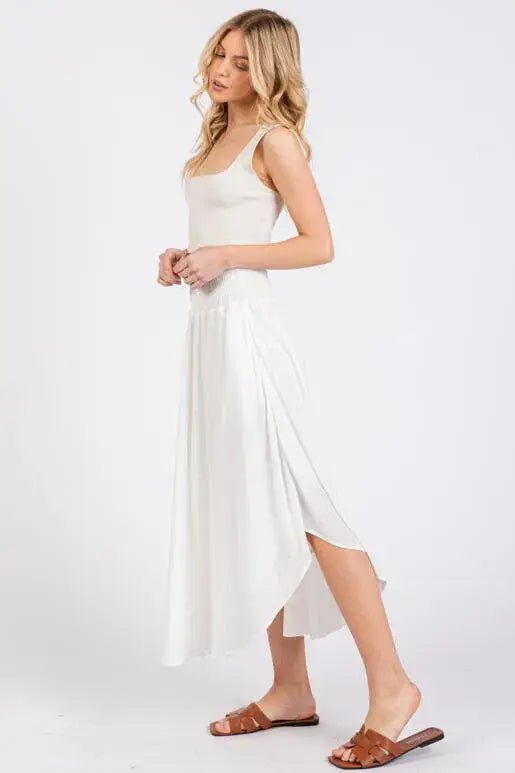 Midi Skirt With Lining