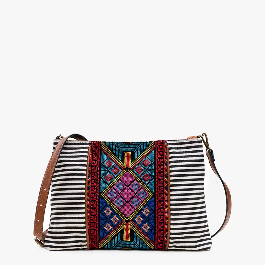 Aztec Embroidered Crossbody