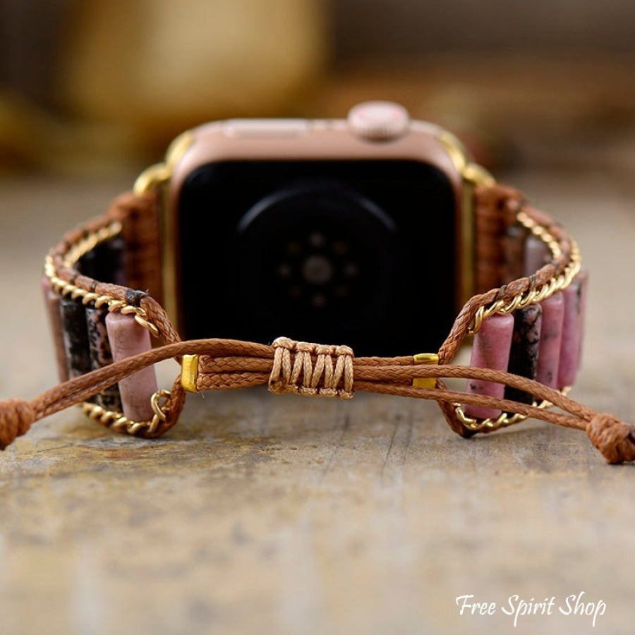 Rhodonite Apple Watch Band