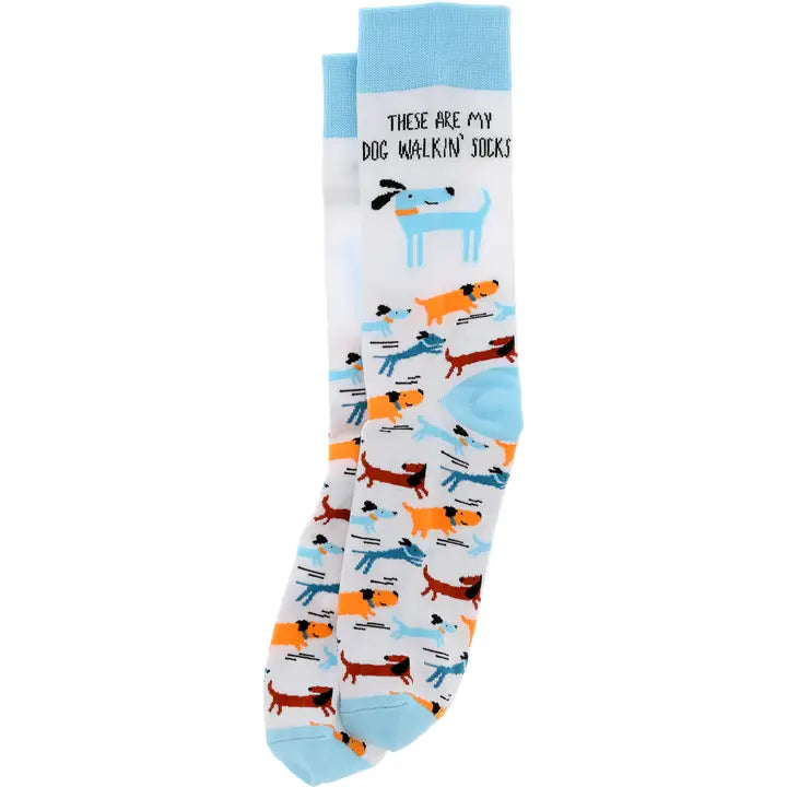 Dog Walkin' - Unisex Crew Socks Size: M/L