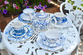 Mismatched Teacups Blue and White Catering, Event Planner