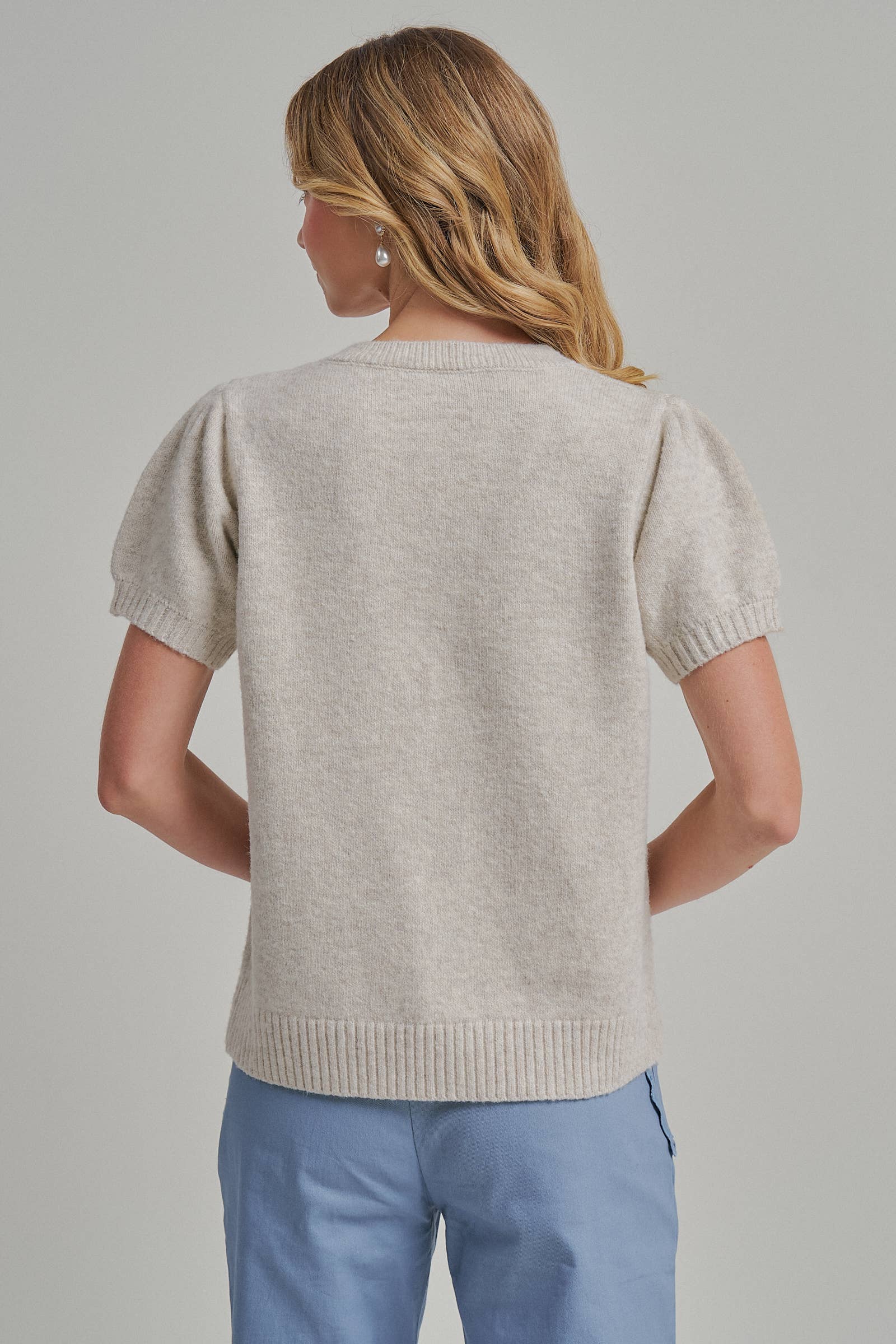 Short Sleeve Relaxed Cardigan