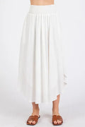 Midi Skirt With Lining