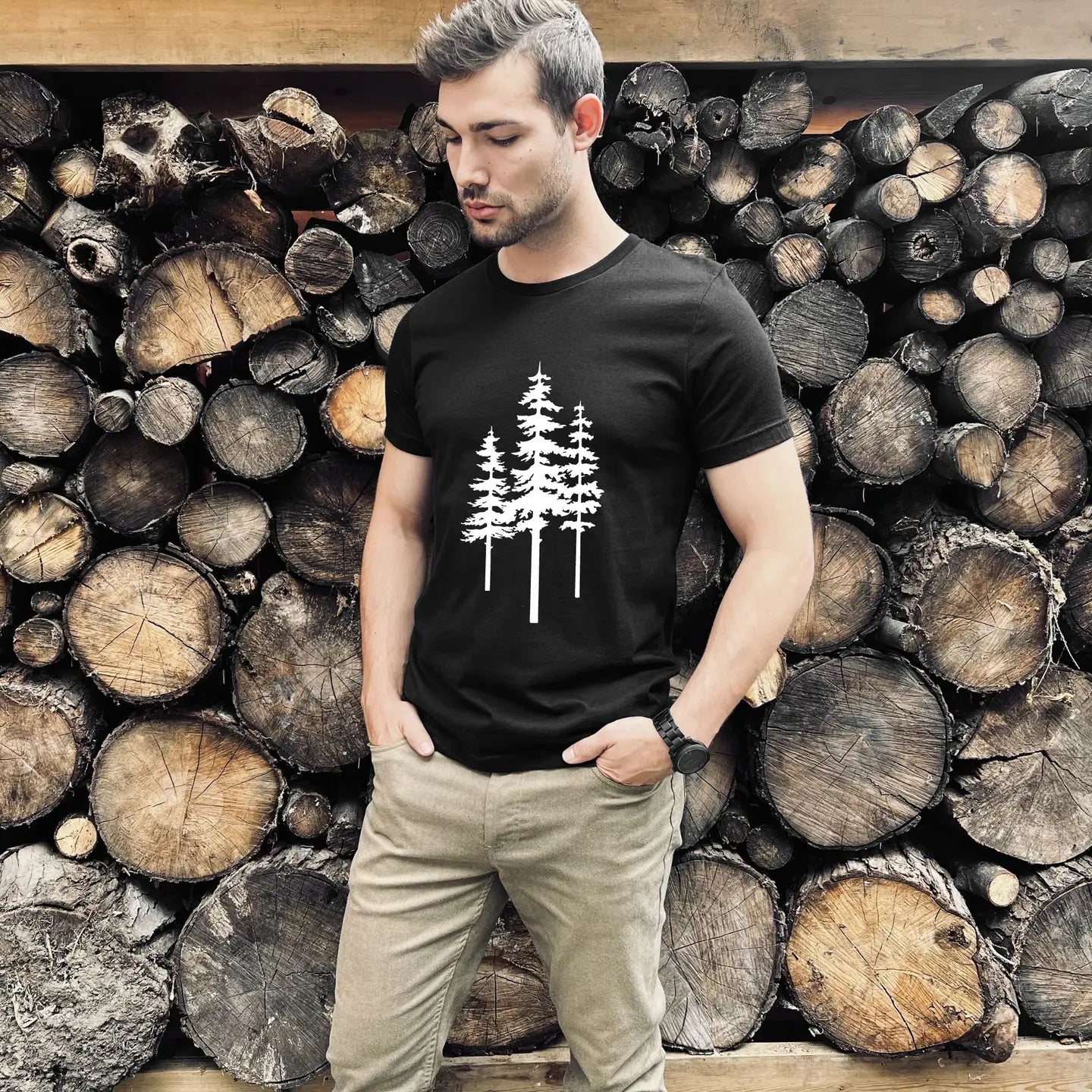 Men's Pine Tree Graphic Tee