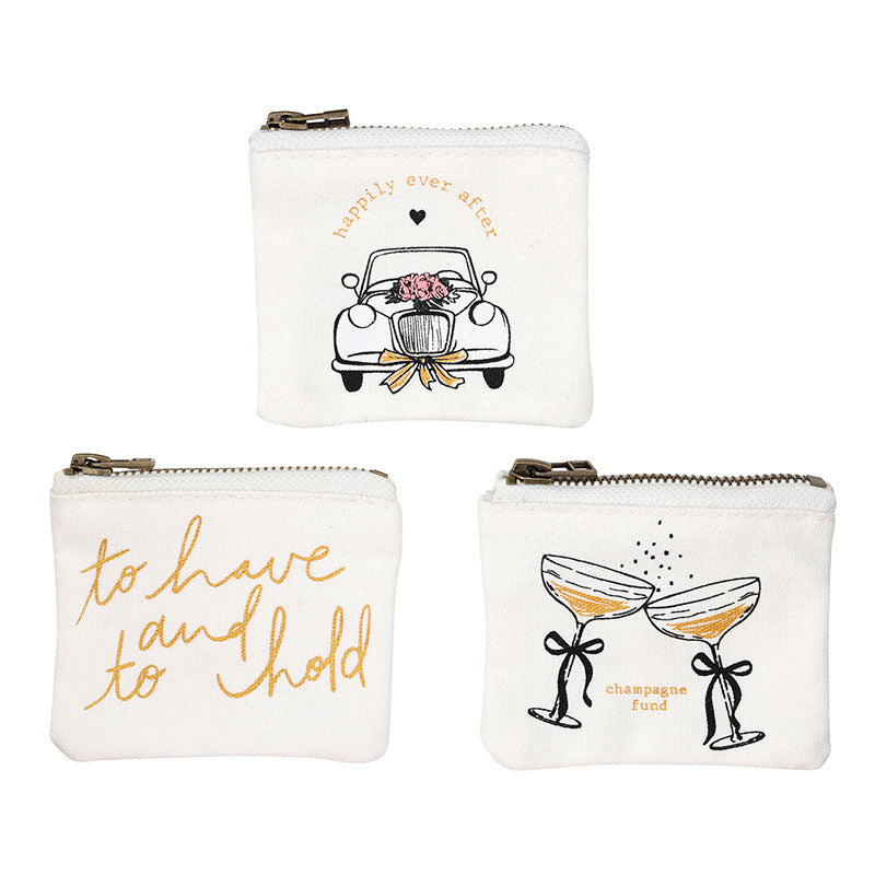 Wedding Ring/Coin/Gift Card Pouch