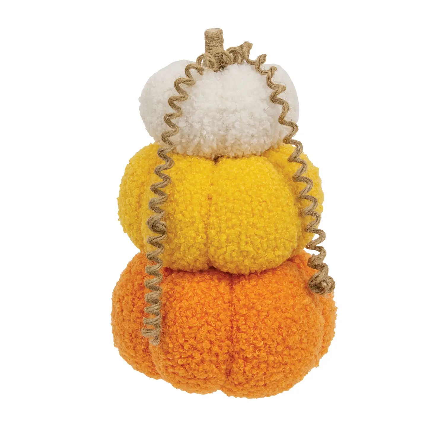 Candy Corn Pumpkin Stack