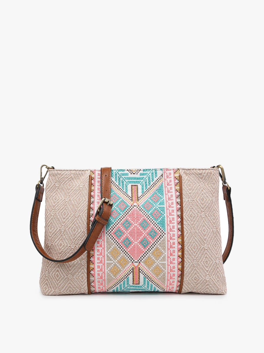 Aztec Embroidered Crossbody