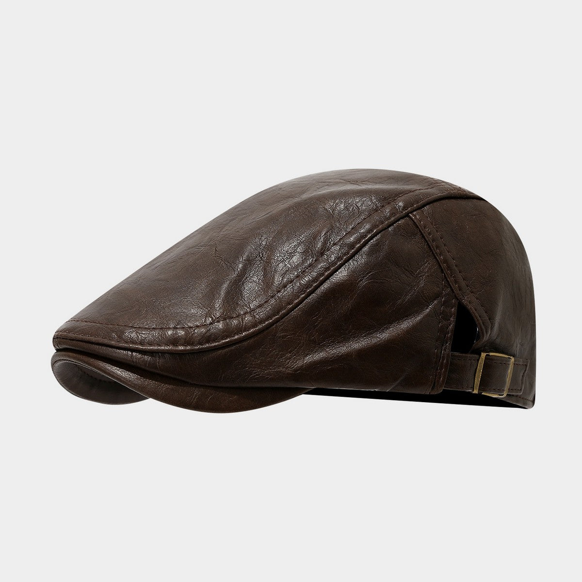 Vintage Leather Newsboy