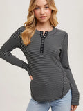 Striped Hanley Snap Button