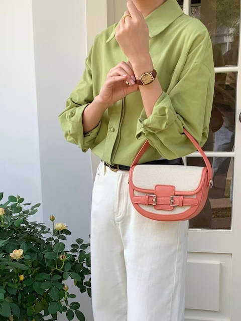 Buckle  Canva Crossbody