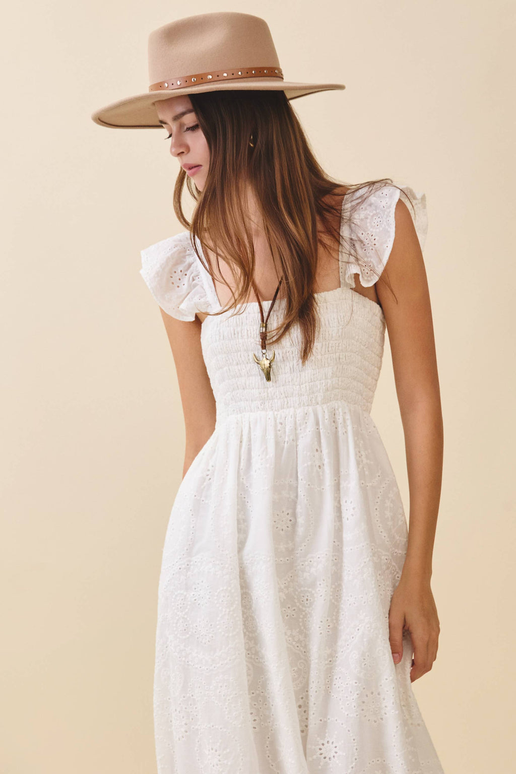 Embroidered Maxi Sundress
