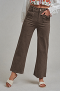 Chocolate Front Bow Detail Pant