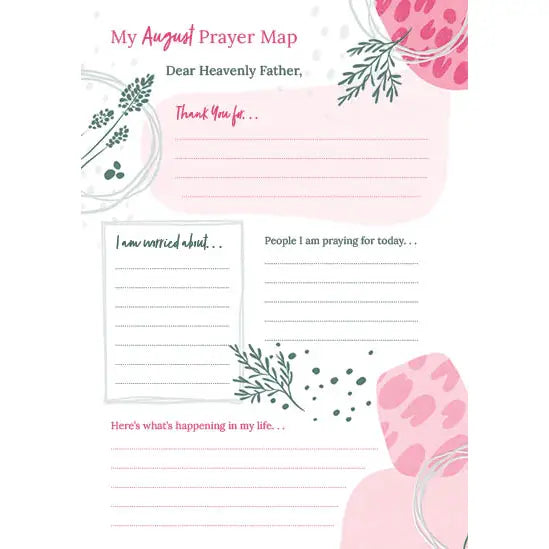 2026 Prayer Map Planner
