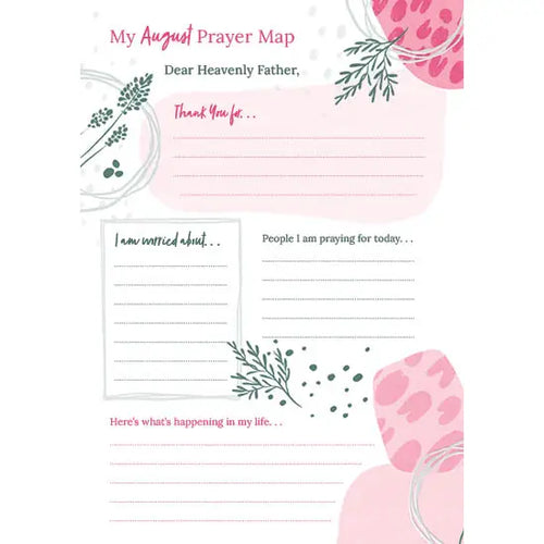 2026 Prayer Map Planner
