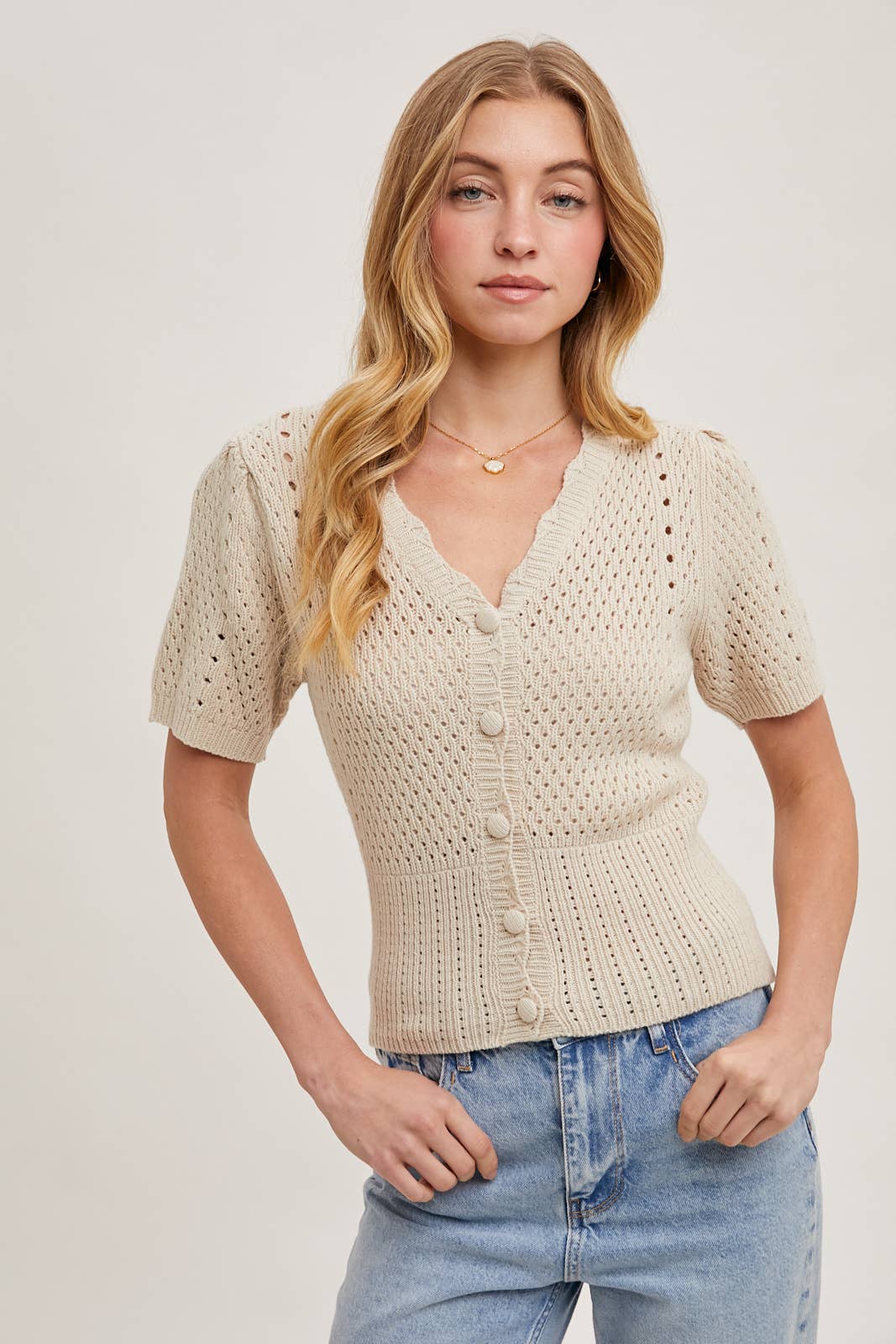 KELLY GREEN CARDIGAN