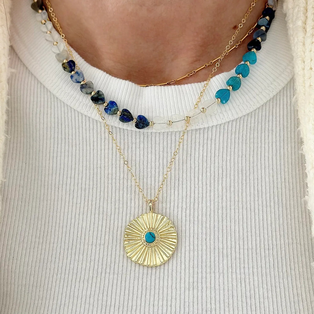 Pippa Ombre Blue Necklace